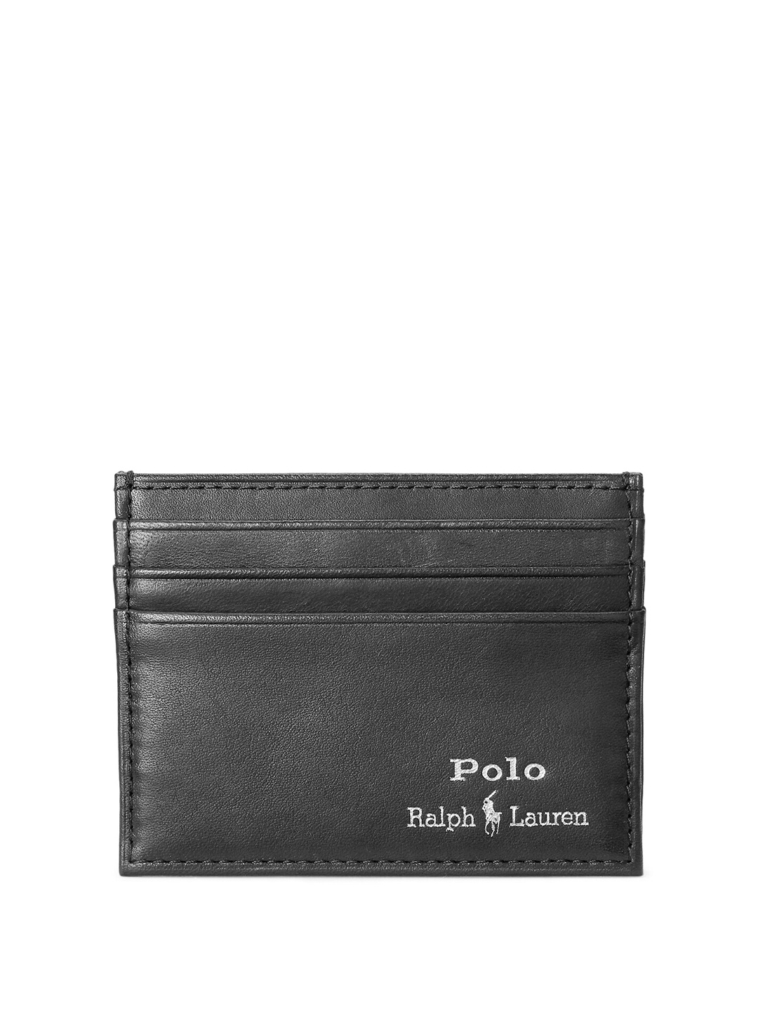 

Polo Ralph Lauren Men Leather Card Holder, Black