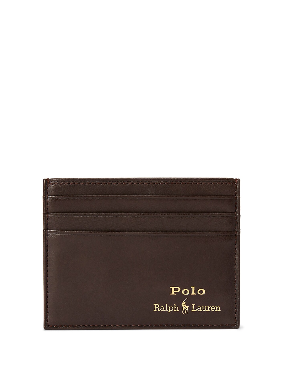 

Polo Ralph Lauren Men Leather Slim Card Holder, Brown
