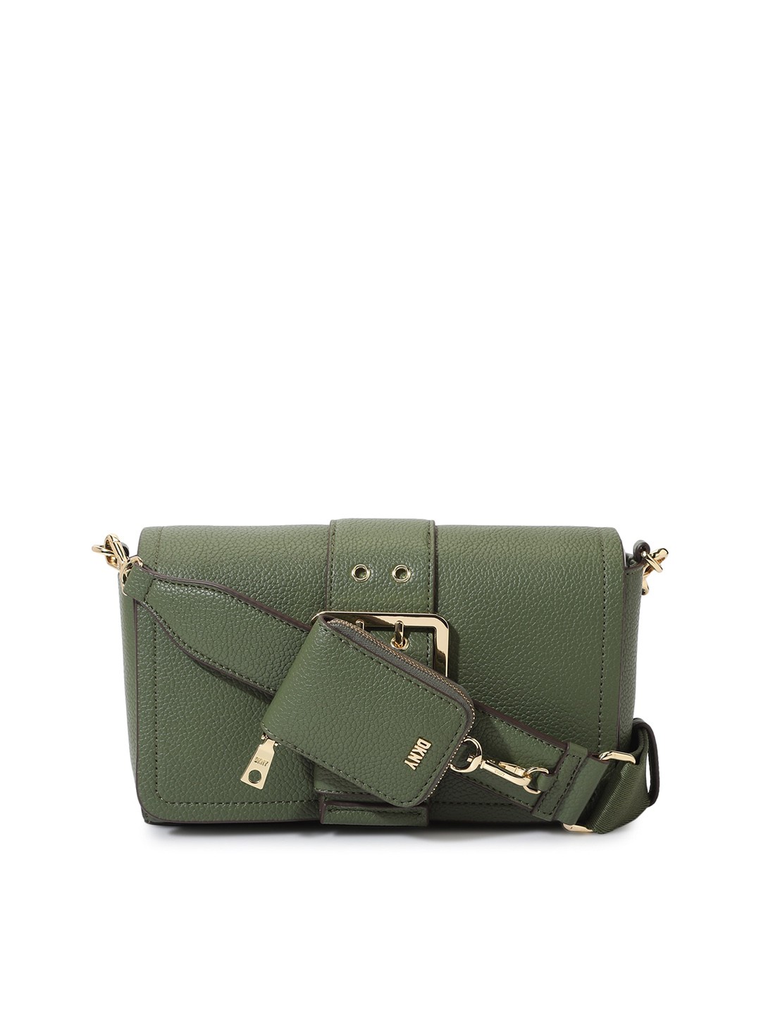 

DKNY Textured Structured Sling Bag, Green