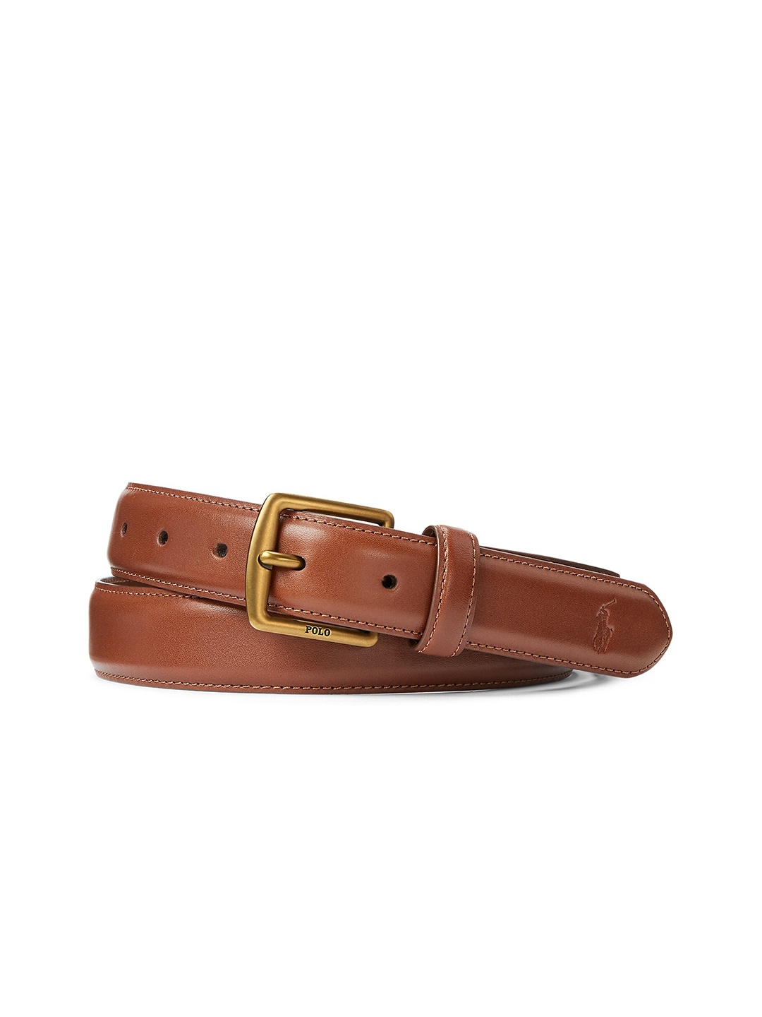 

Polo Ralph Lauren Men Leather Slim Belt, Brown