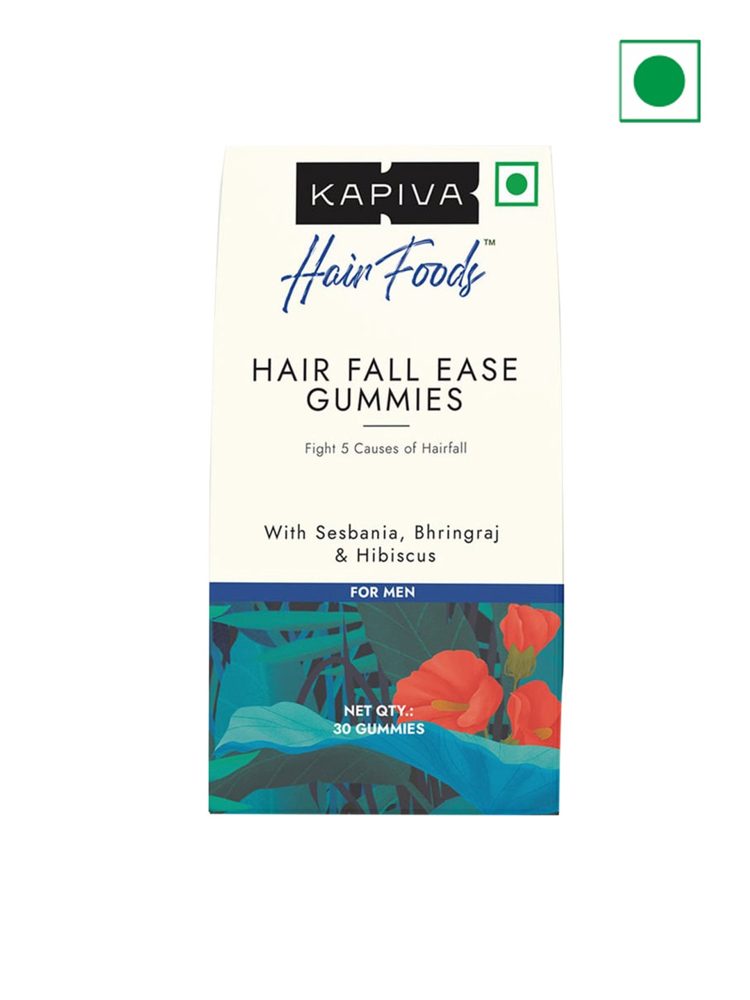 

KapivaHair Fall Ease Gummies - 30gummies, White