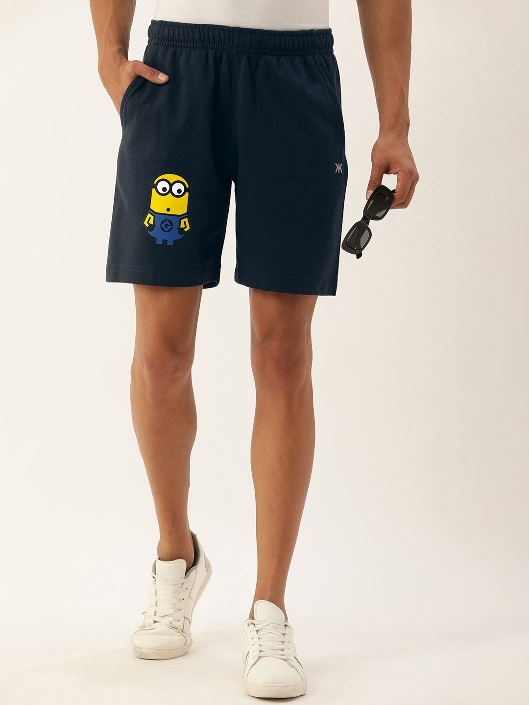 

Kook N Keech Men Minions Printed Shorts, Navy blue