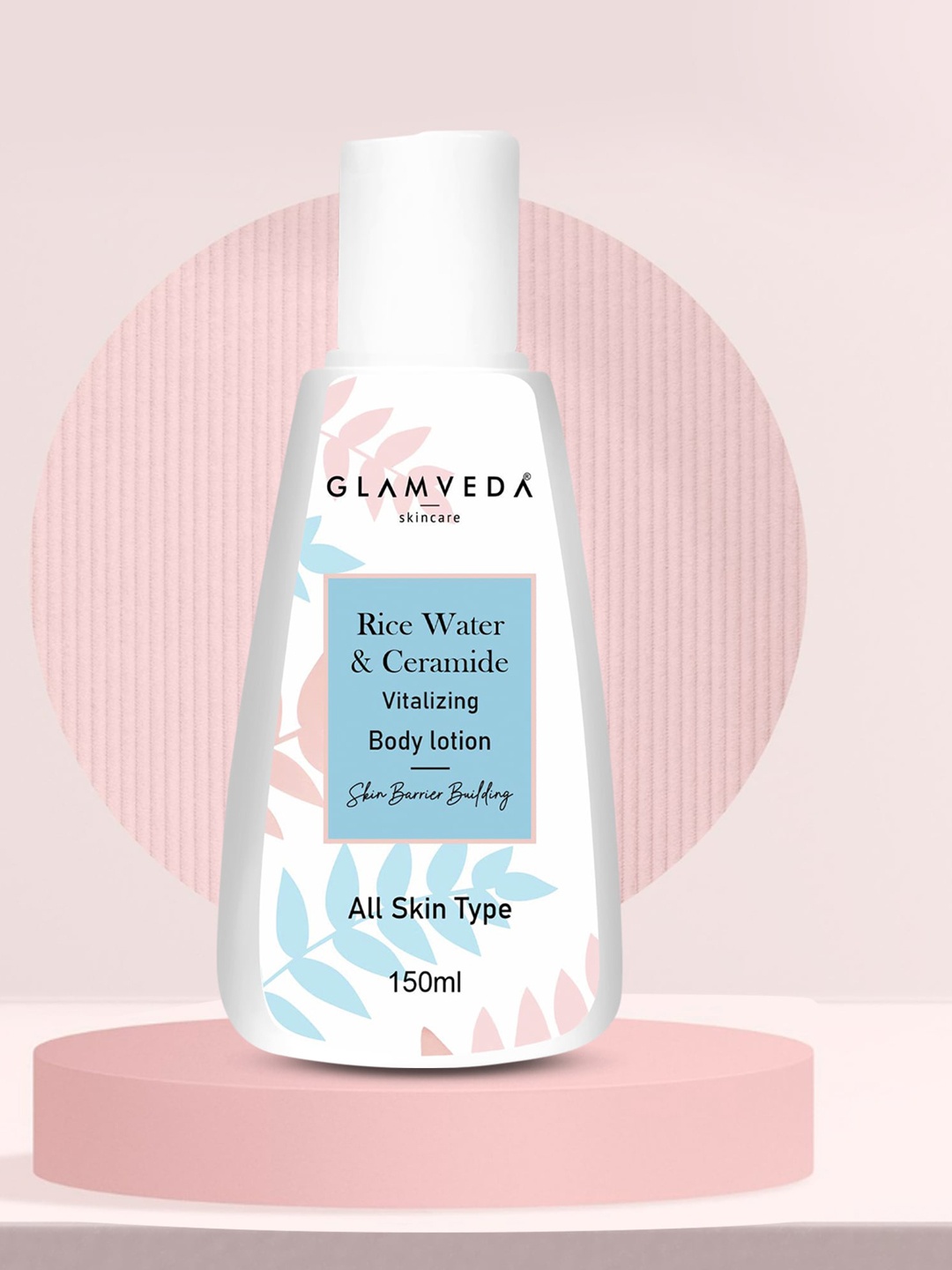 

GLAMVEDA Rice Water & Ceramide Vitalizing Body Lotion 150ml, White