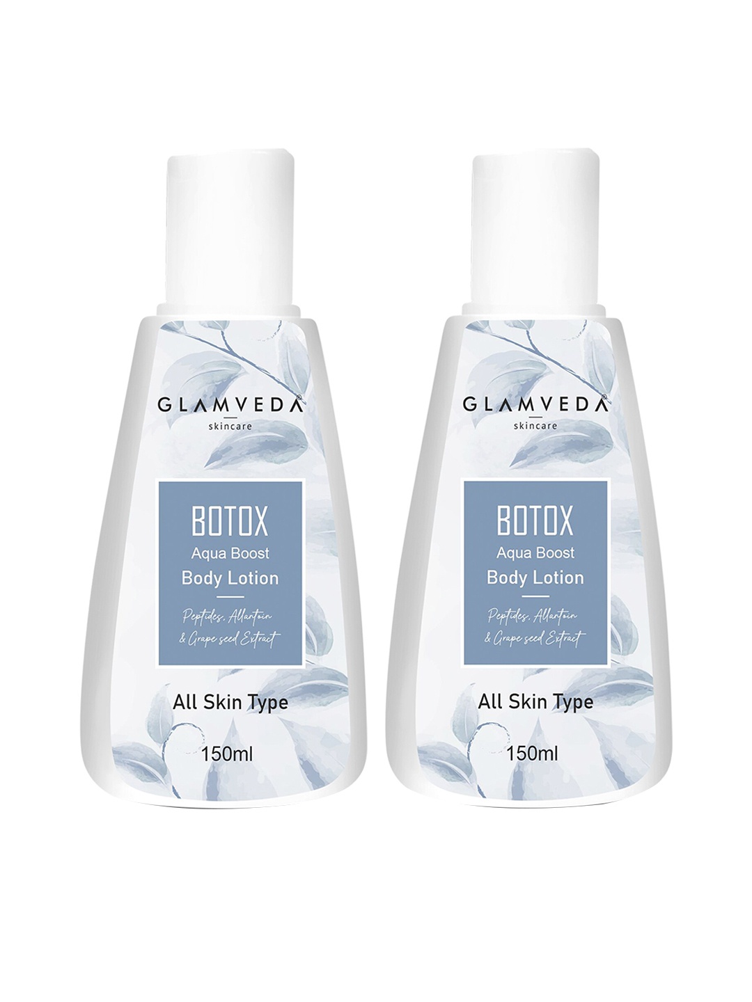 

GLAMVEDA Set Of 2 Botox Aqua Boost Body Lotion 150ml Each, White