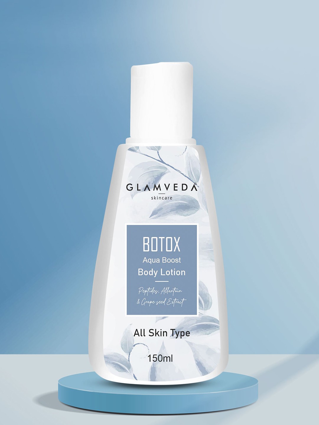 

GLAMVEDA Botox Aqua Boost Advanced Anti-Aging Body Lotion with Peptides & Allantoin 150ml, White