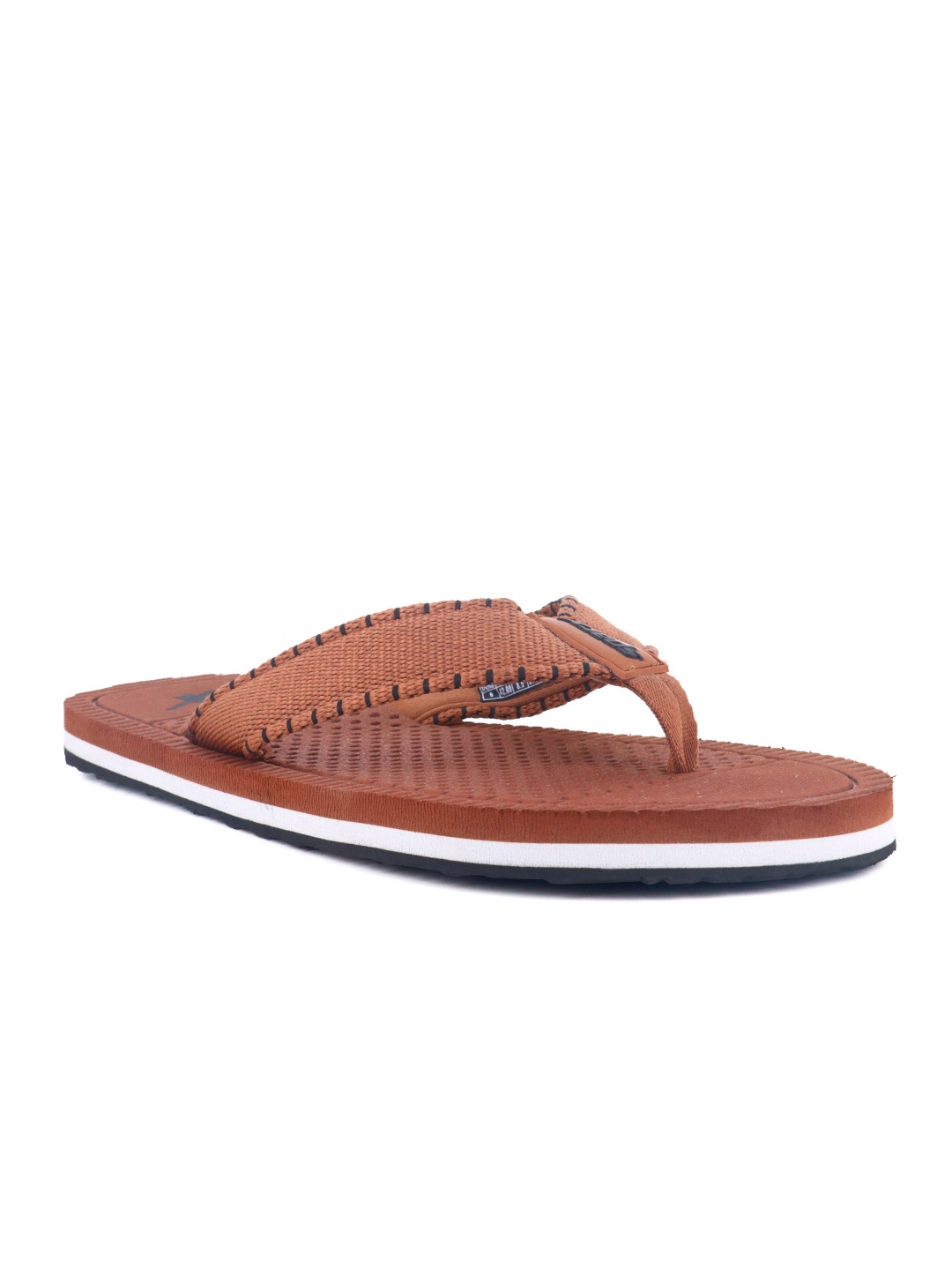 

Sparx Men Textured Thong Flip-Flops, Tan