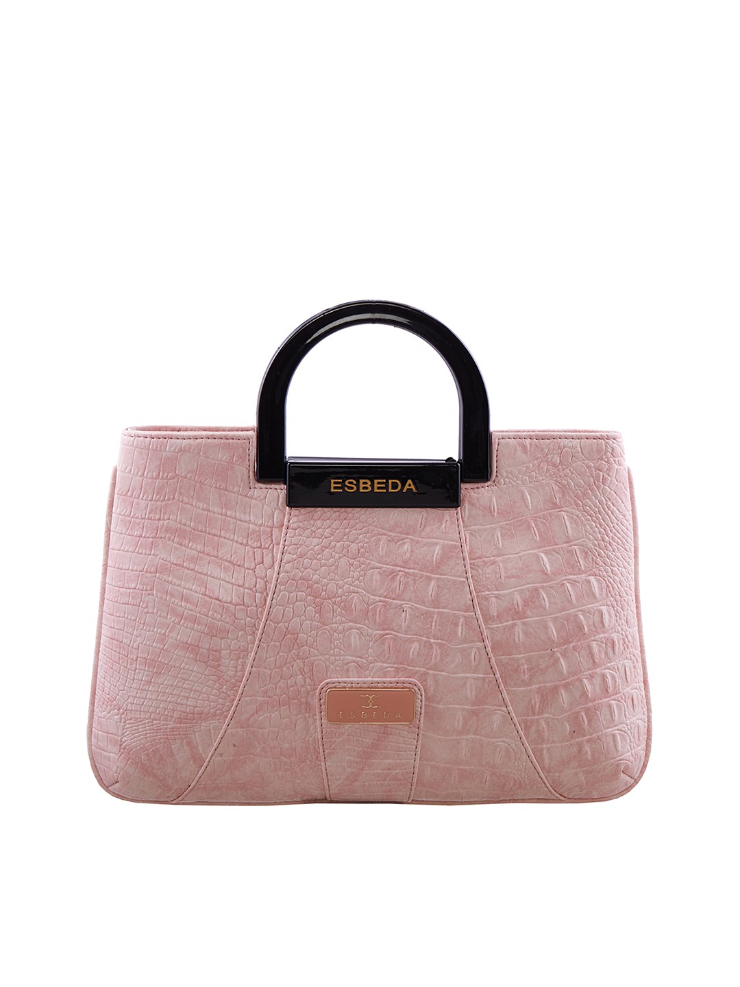 

ESBEDA Pink Textured Handheld Bag
