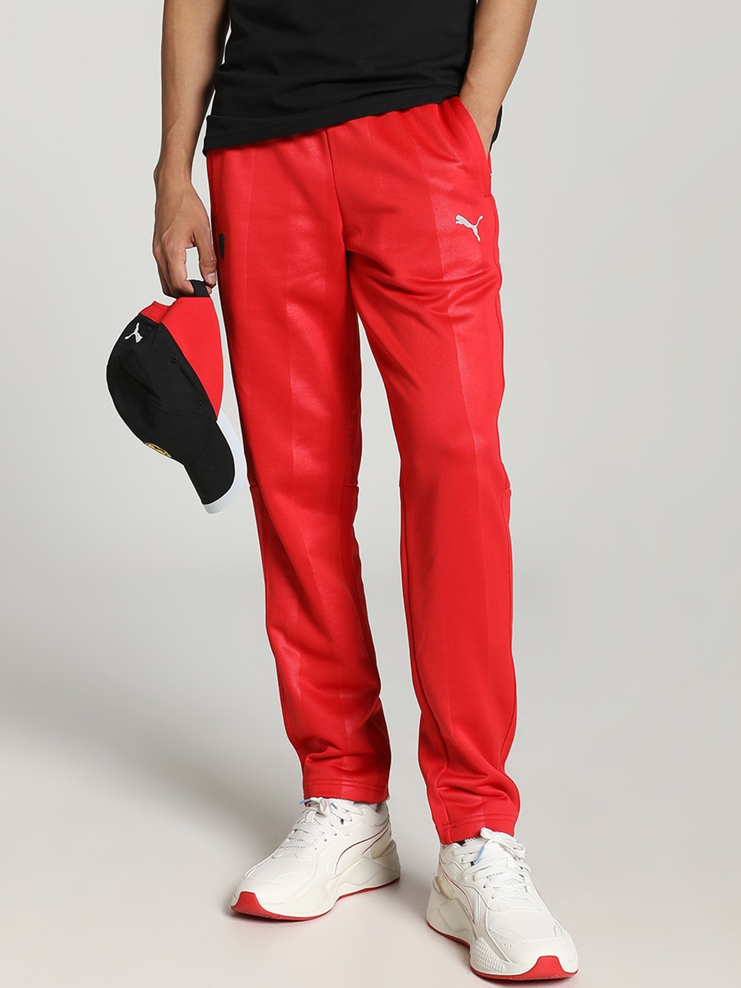 

PUMA Motorsport Men Scuderia Ferrari Style T7 Track Pants, Red