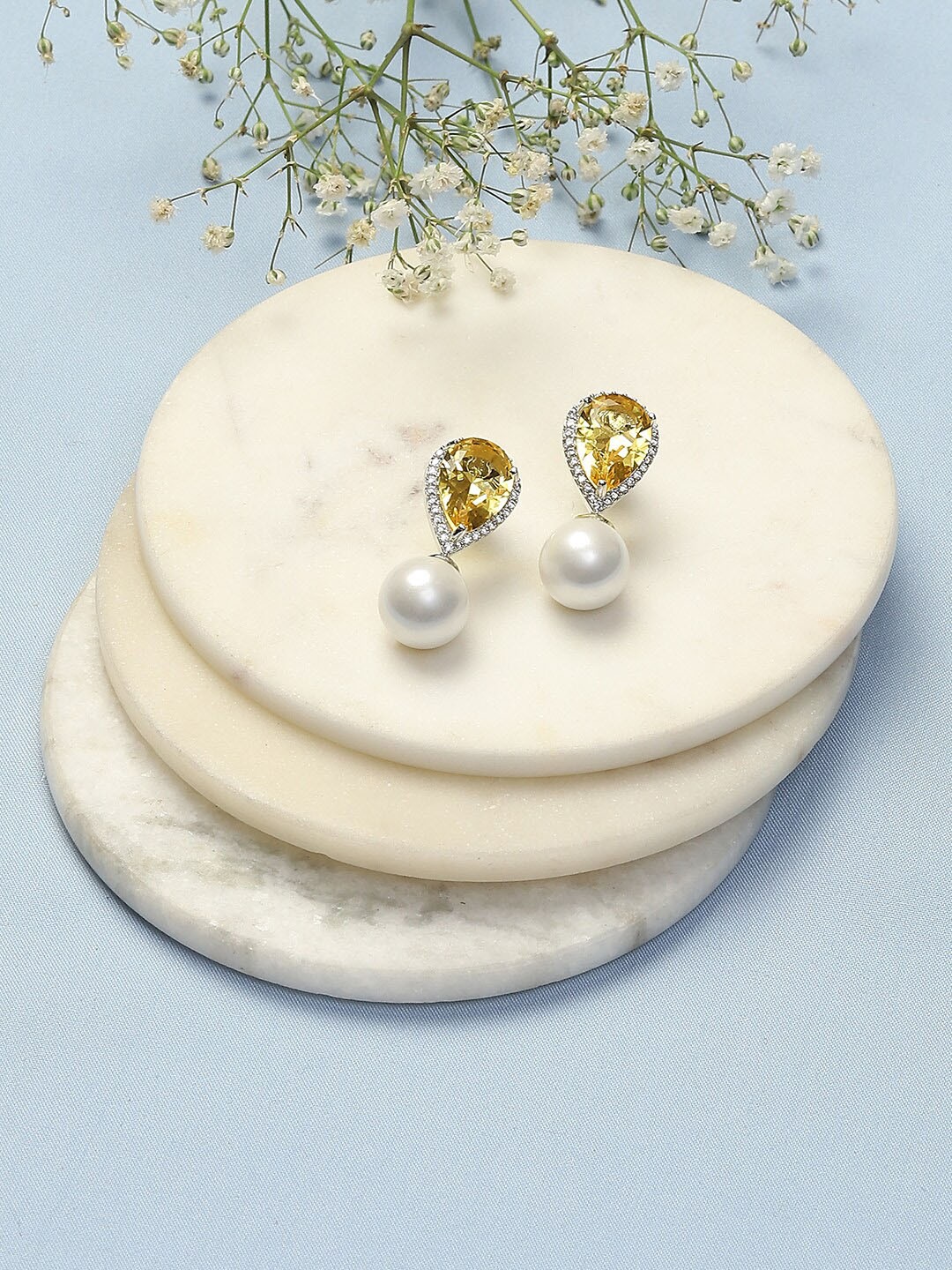 

Biba Contemporary Studs Earrings, Yellow