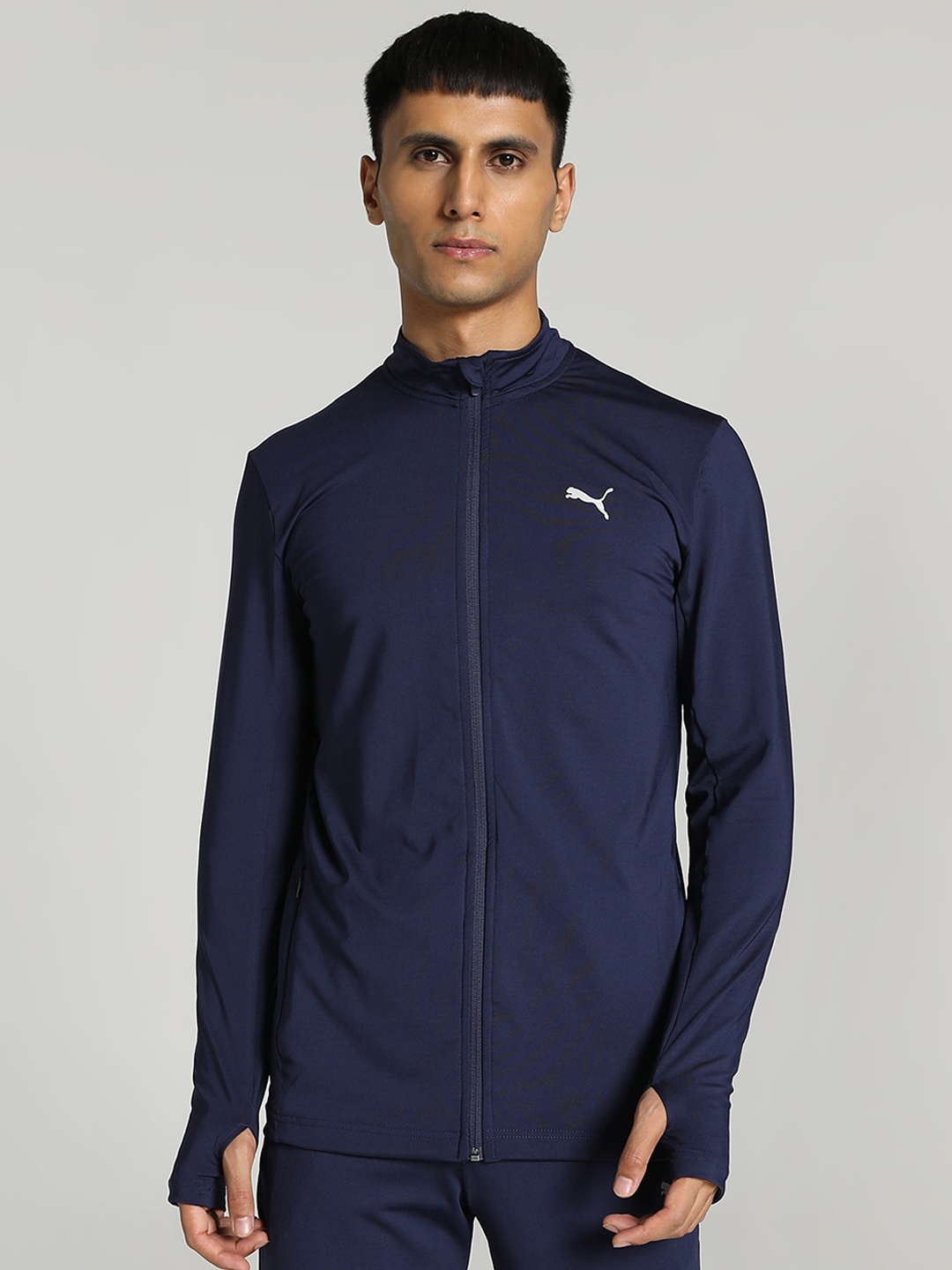 

Puma Active Full-Zip Slim Fit Sporty Jacket, Navy blue