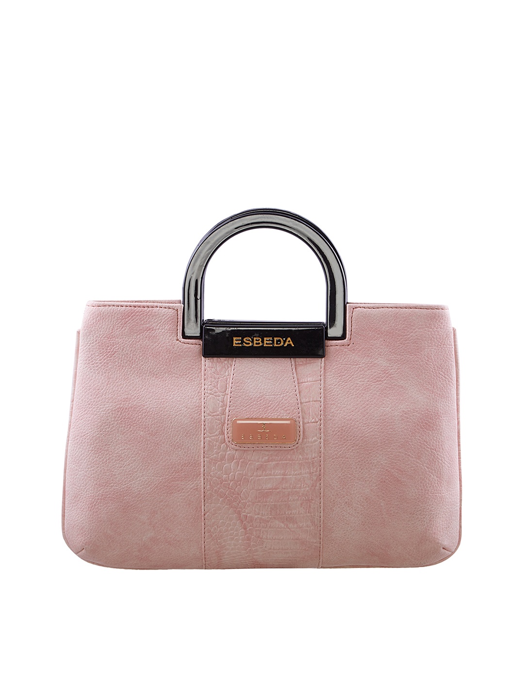 

ESBEDA Pink Textured Handheld Bag