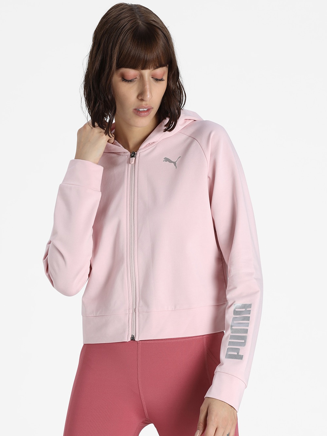 

Puma RTG Full-Zip Regular Fit Hoodie Sweatshirt, Pink
