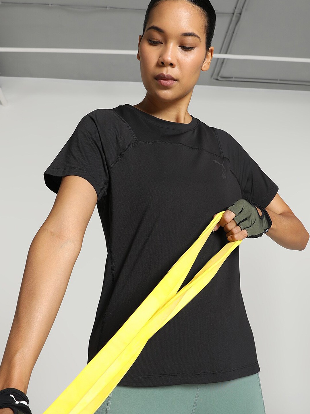 

Puma Slim-Fit Running T-Shirt, Black
