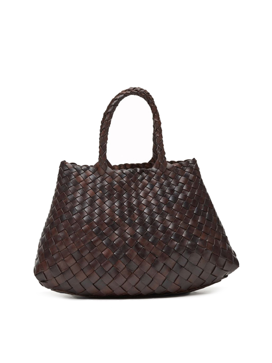 

Mistry Textured Leather Shopper Handheld Bag, Brown