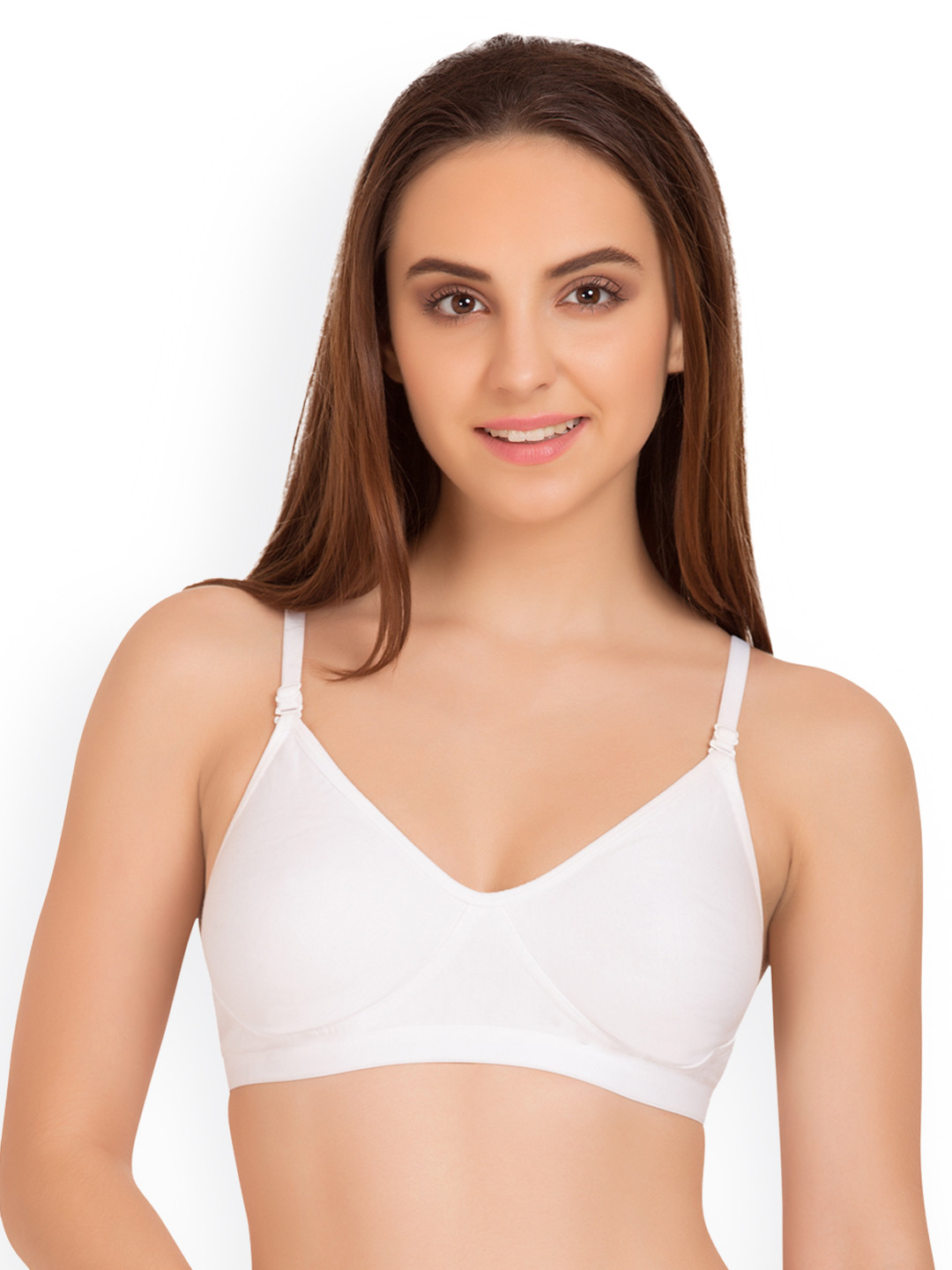 

Tweens White Solid Non-Wired Non Padded T-shirt Bra TW-9265WH