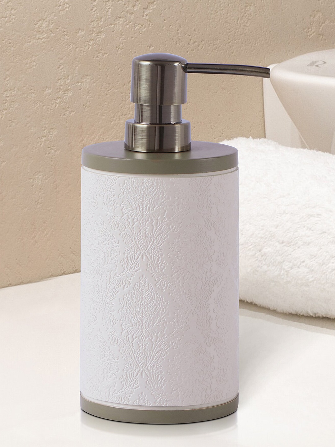 

OBSESSIONS White Textured Soap Dispenser - 320 ML