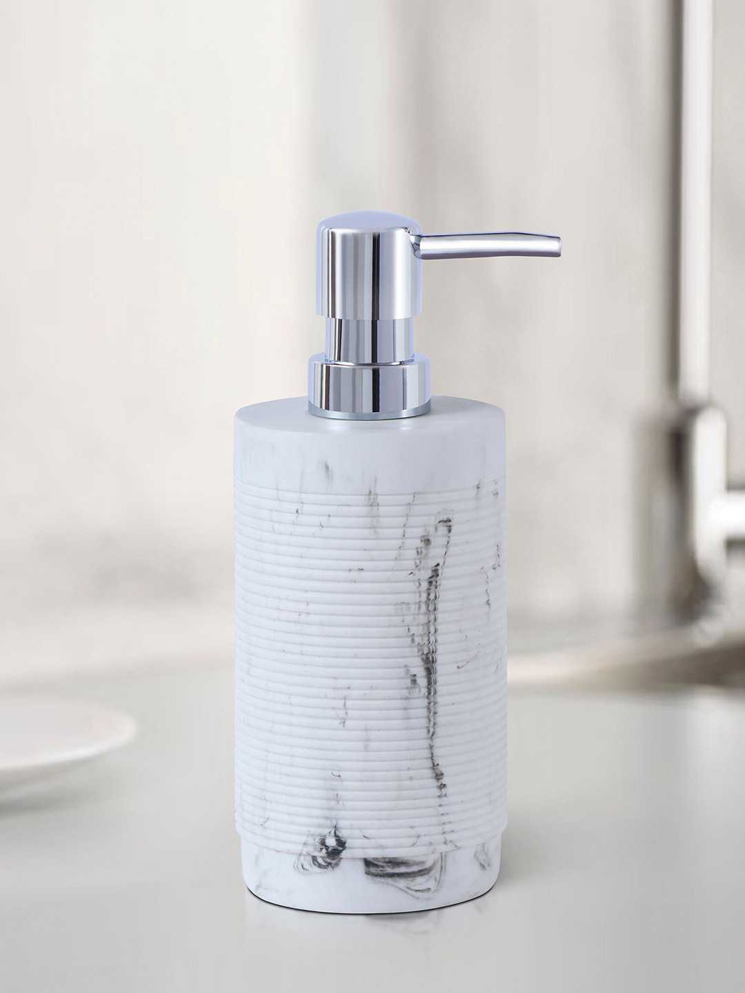 

OBSESSIONS White Textured Soap Dispenser 320 ML
