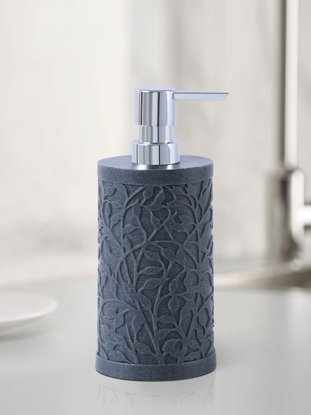 

OBSESSIONS Grey Textured Soap Dispenser 320 ML