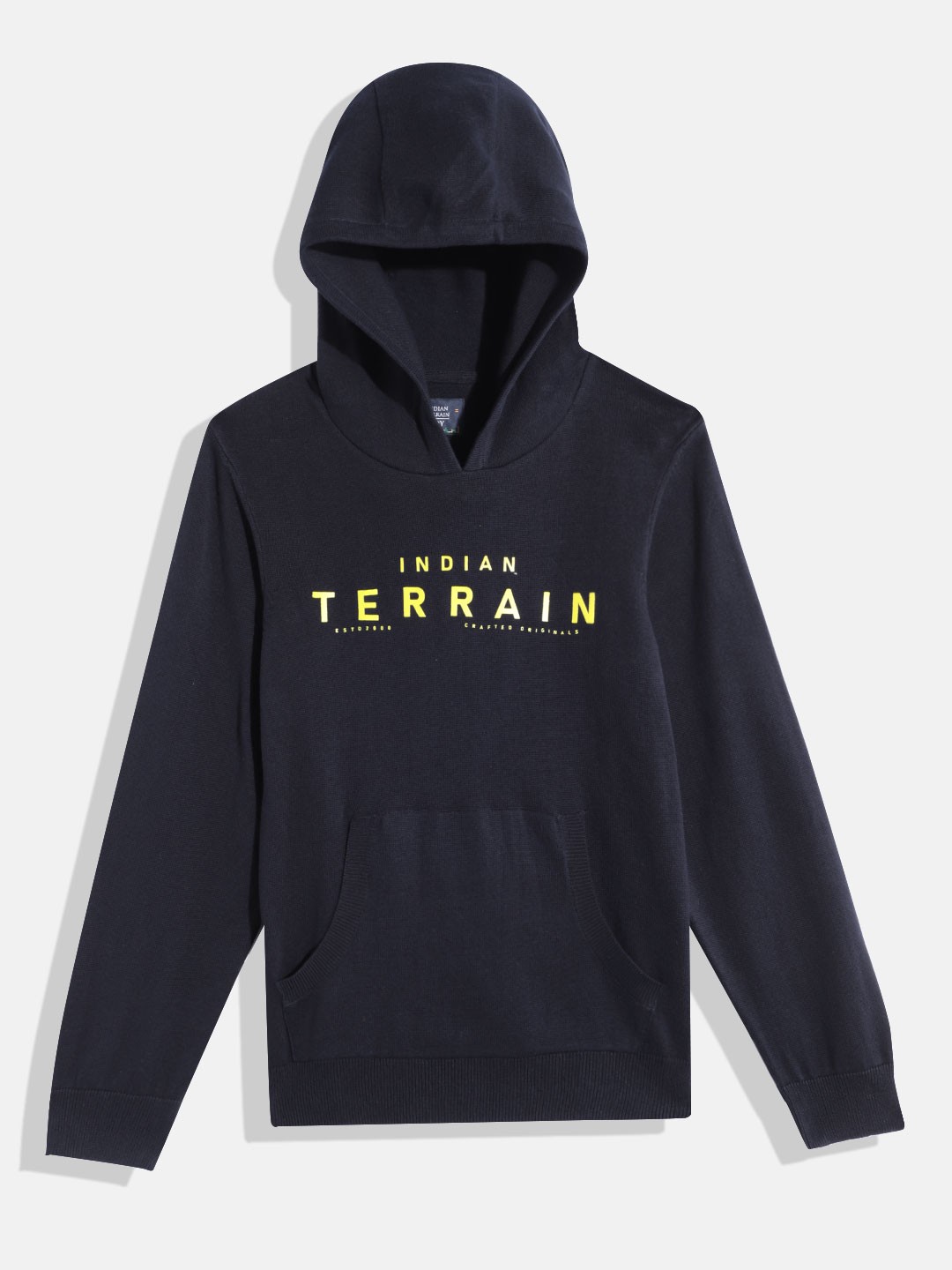 

Indian Terrain Boys Typography Print Pullover, Blue