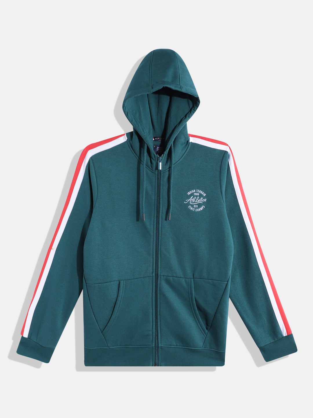 

Indian Terrain Boys Hooded Sweatshirt, Green