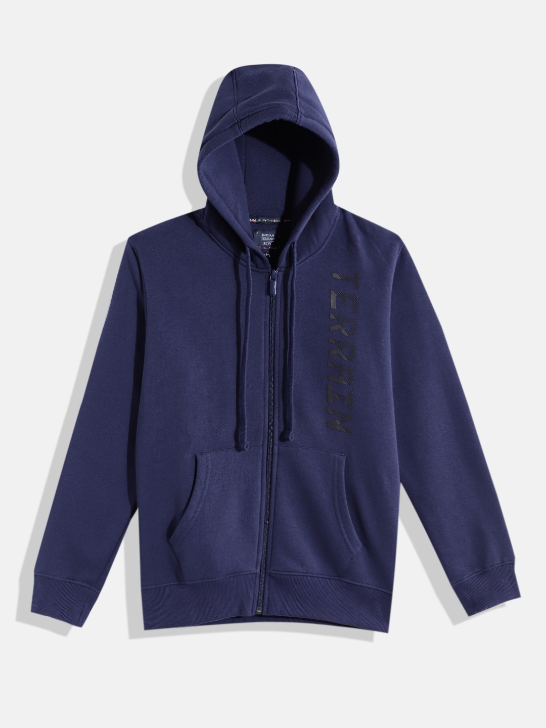 

Indian Terrain Boys Hooded Sweatshirt, Blue