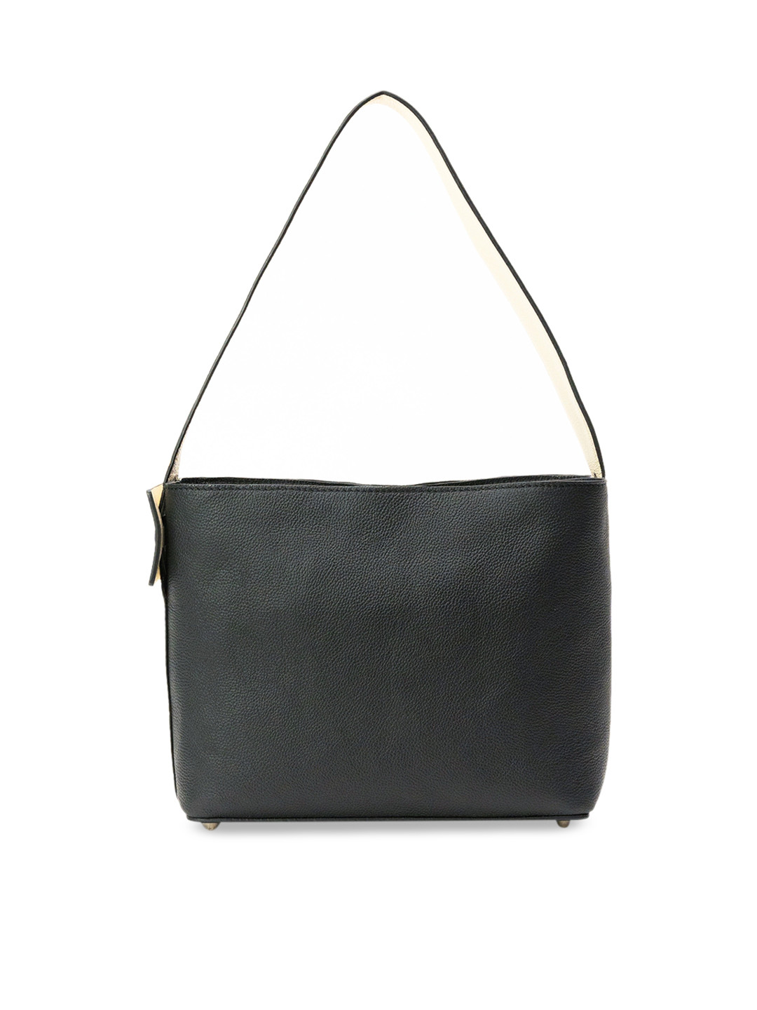 

Mistry Textured Structured Leather Shoulder Bag, Black