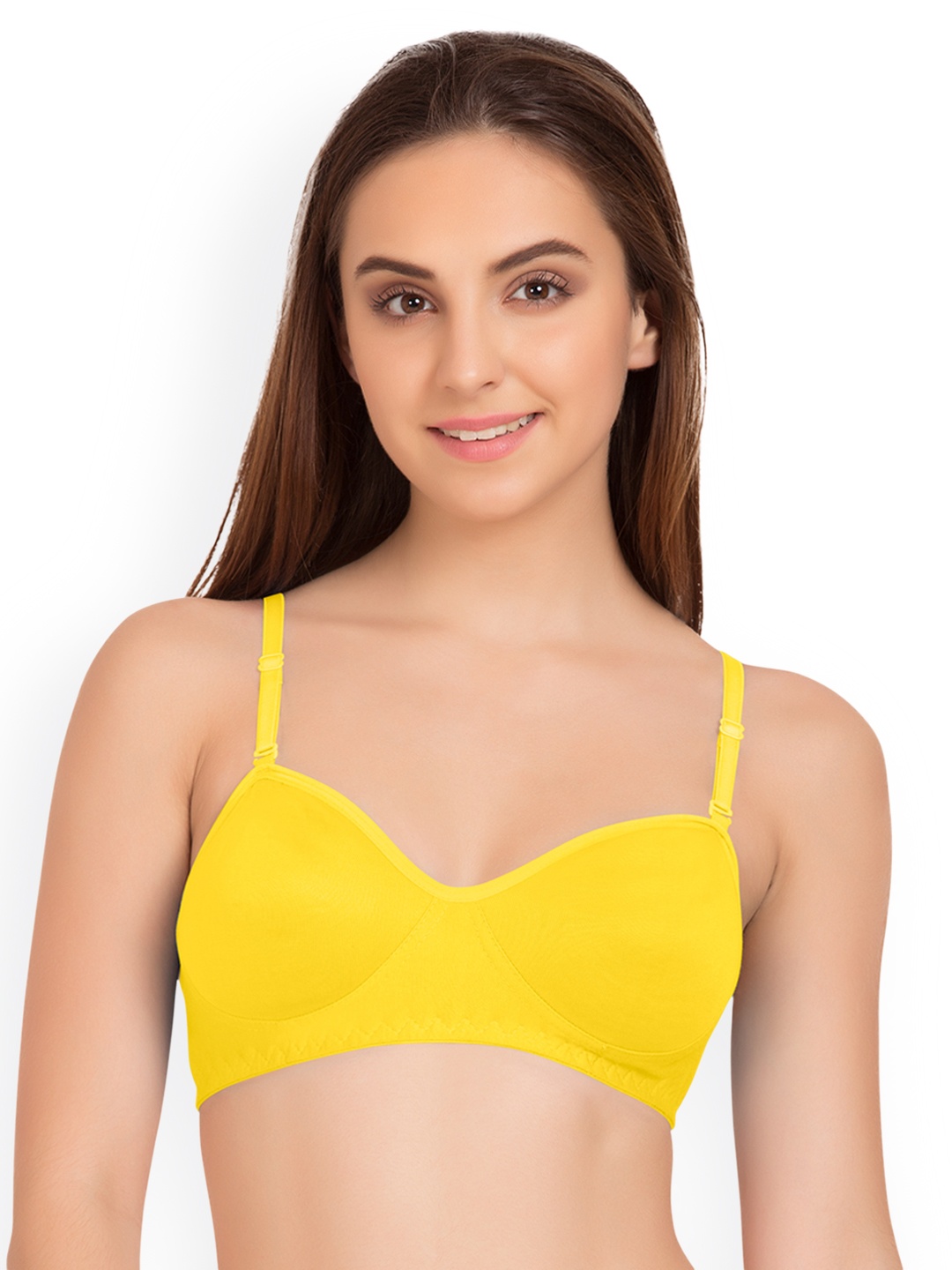 

Tweens Yellow Solid Non-Wired Non Padded T-shirt Bra TW-9101YL TW-9101YL