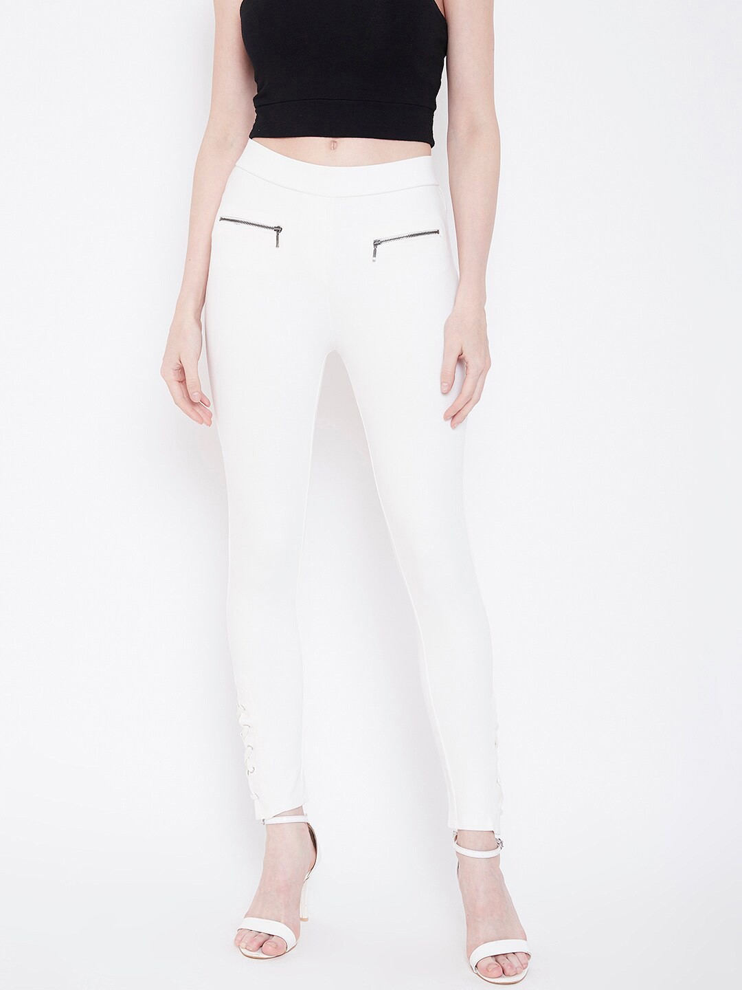 

Chemistry Women Relaxed Fit Jeggings, White
