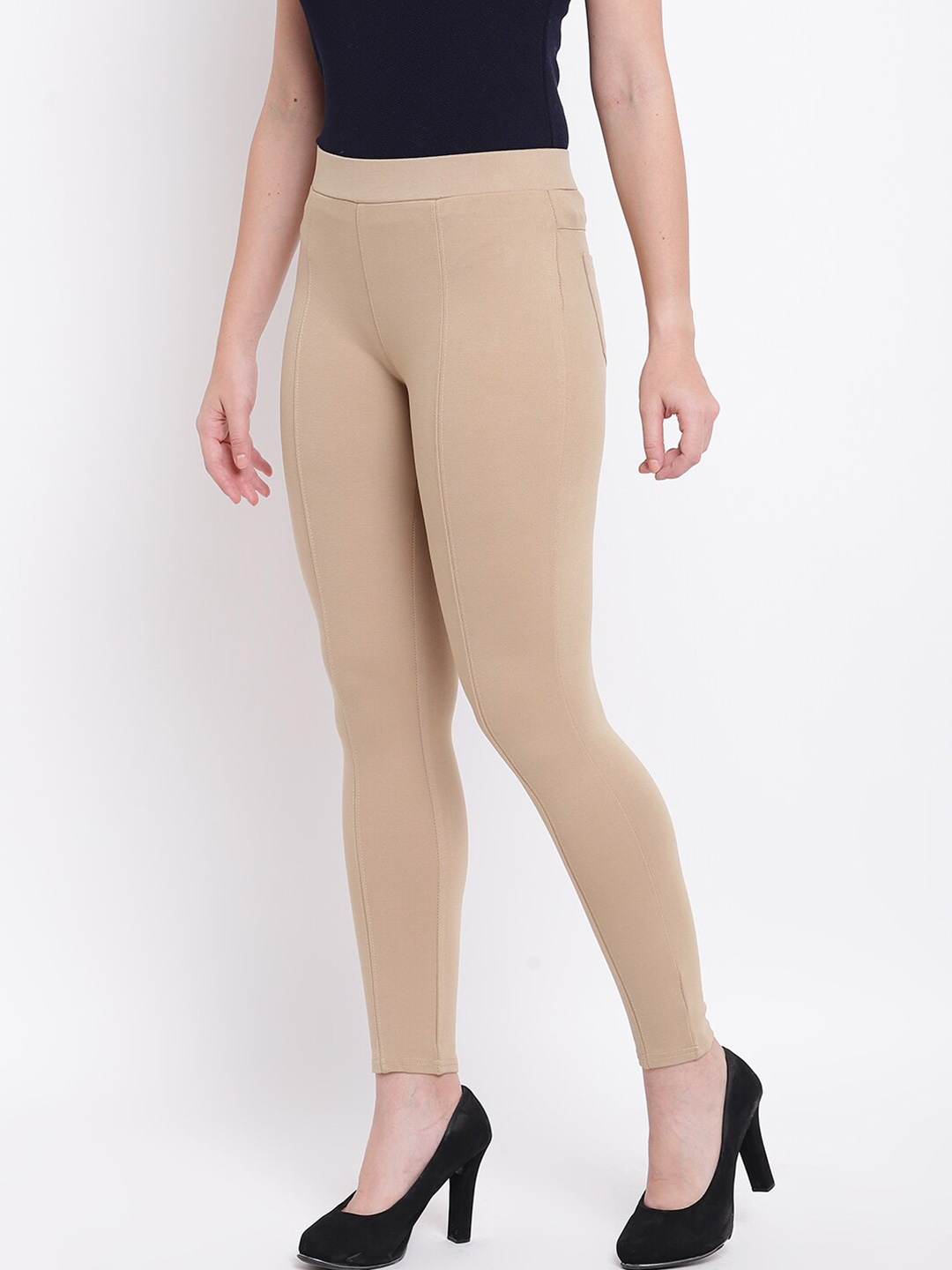 

Chemistry Relaxed Fit Jeggings, Beige