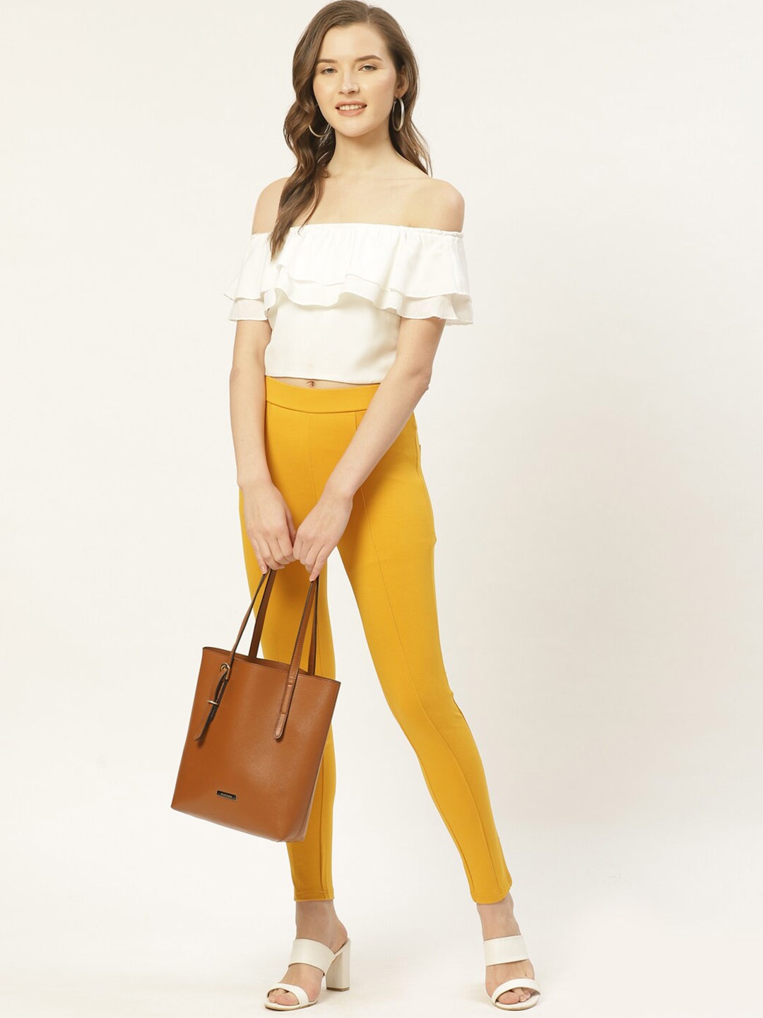 

Chemistry Relaxed Fit Jeggings, Yellow