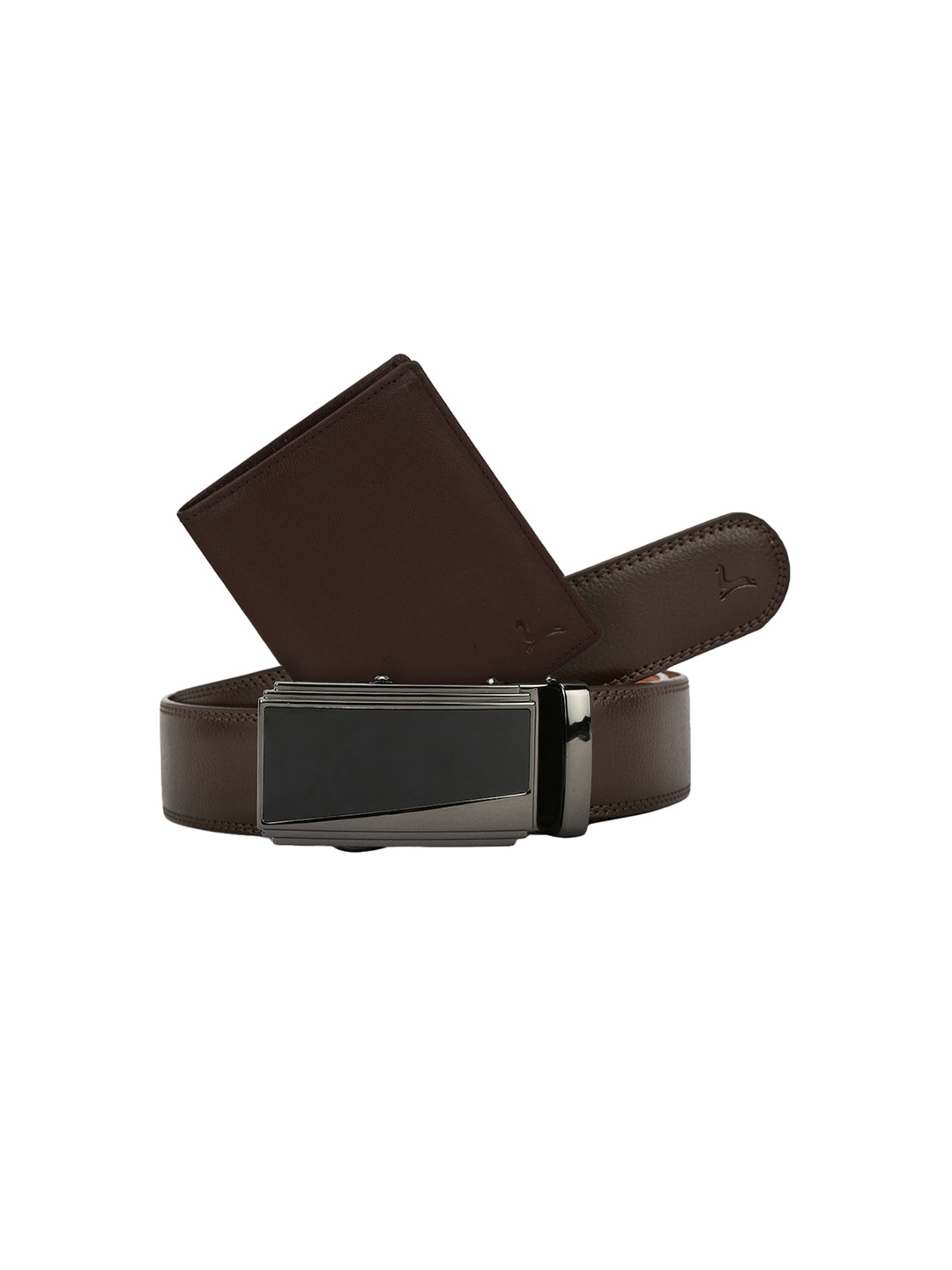 

Pacific Gold Genuine Leather Accessory Gift Set, Brown