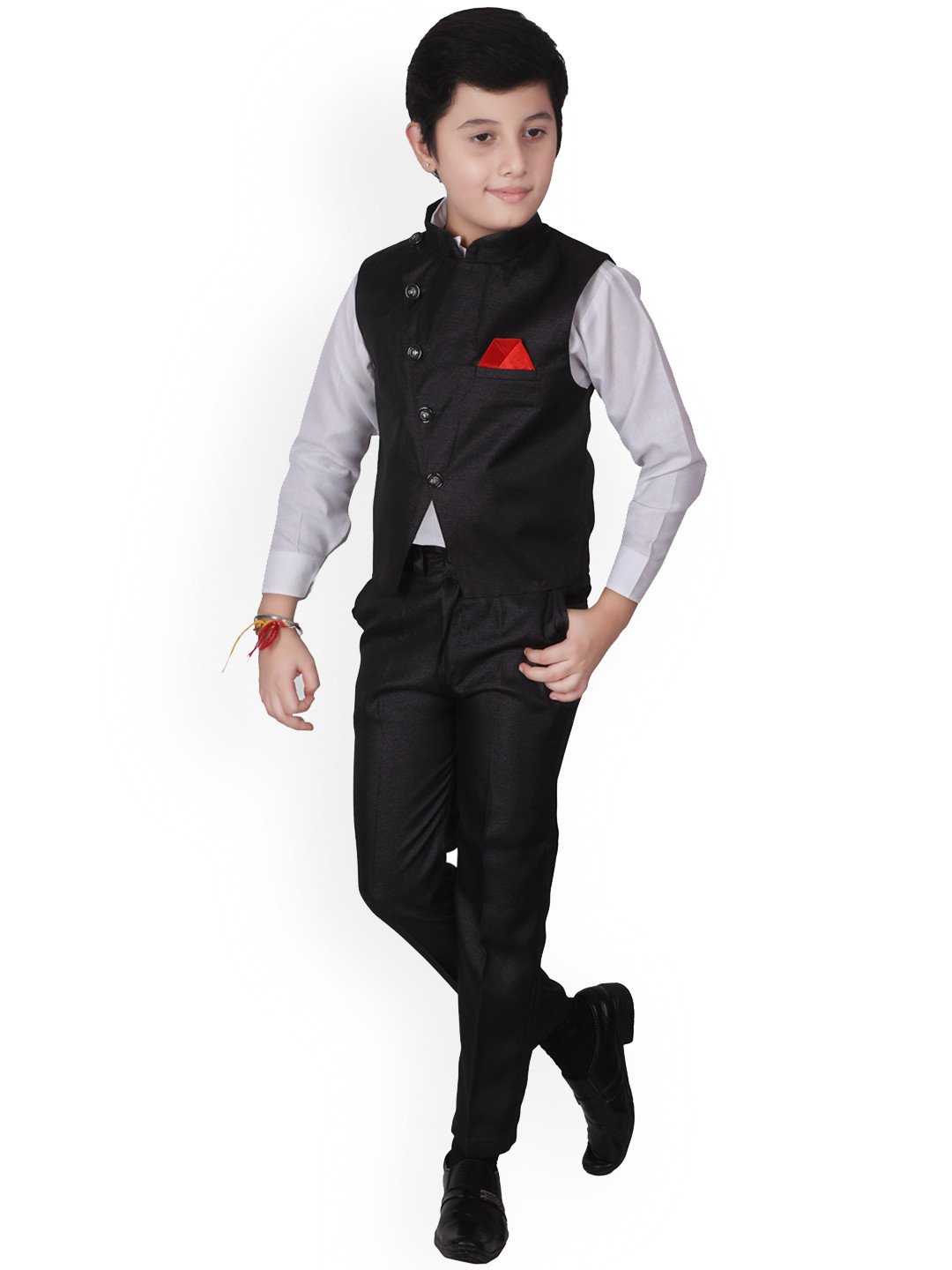 

Pro-Ethic STYLE DEVELOPER Boys 3-Piece Cotton Party Suit, Black