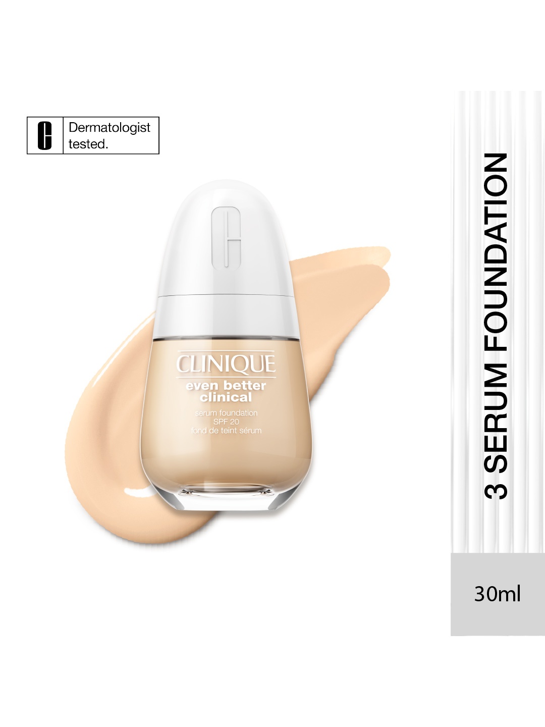 

Clinique Even Better Clinical SPF 20 Broad Spectrum Serum Foundation 30ml - Bone WN 04, Beige