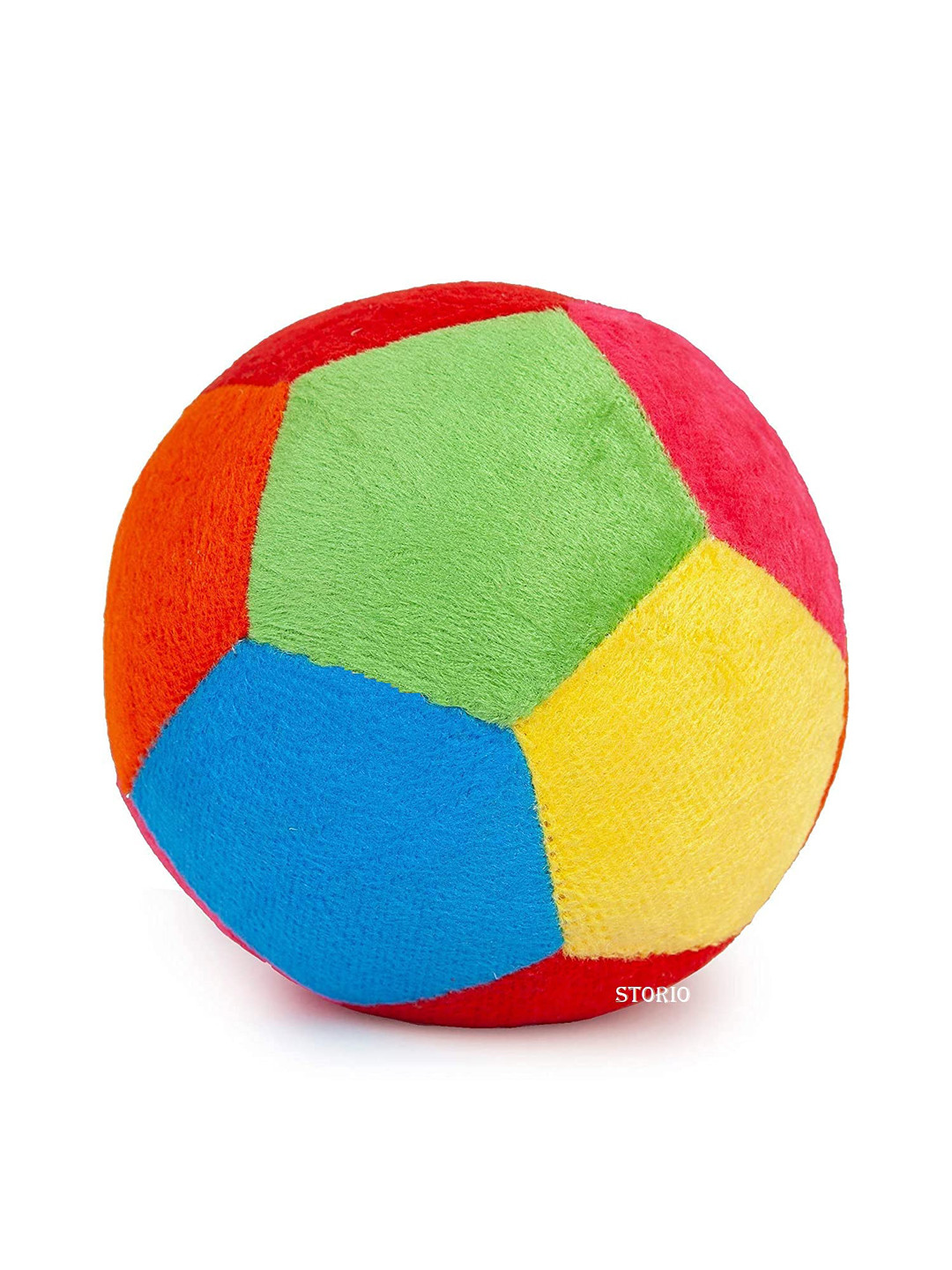 

Storio Plush Soft Play Ball Toys For Age Group 9+ Months, Multi