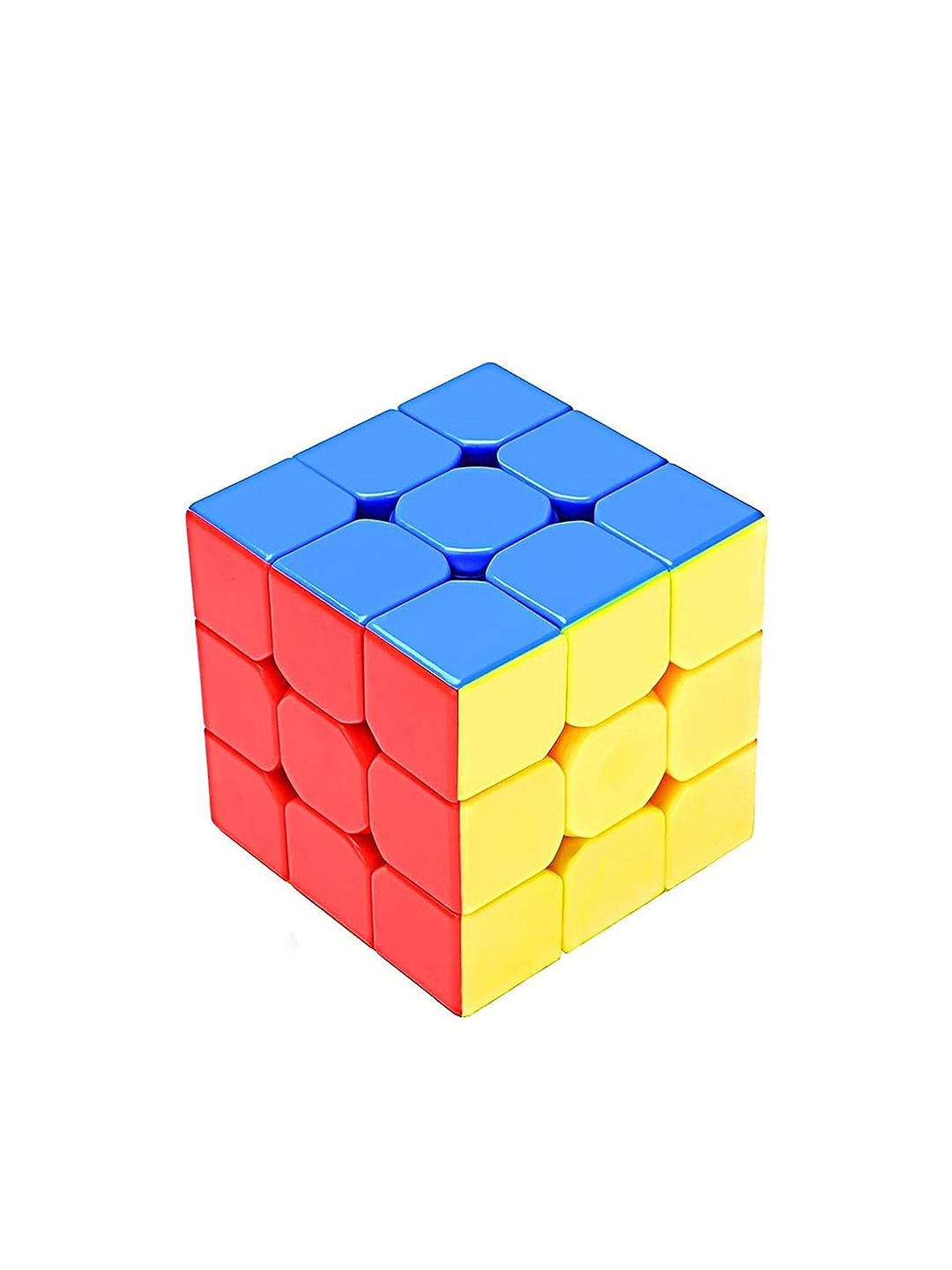 

Storio 3x3 High Speed Sticker Less Magic Puzzle Cube Game, Multi