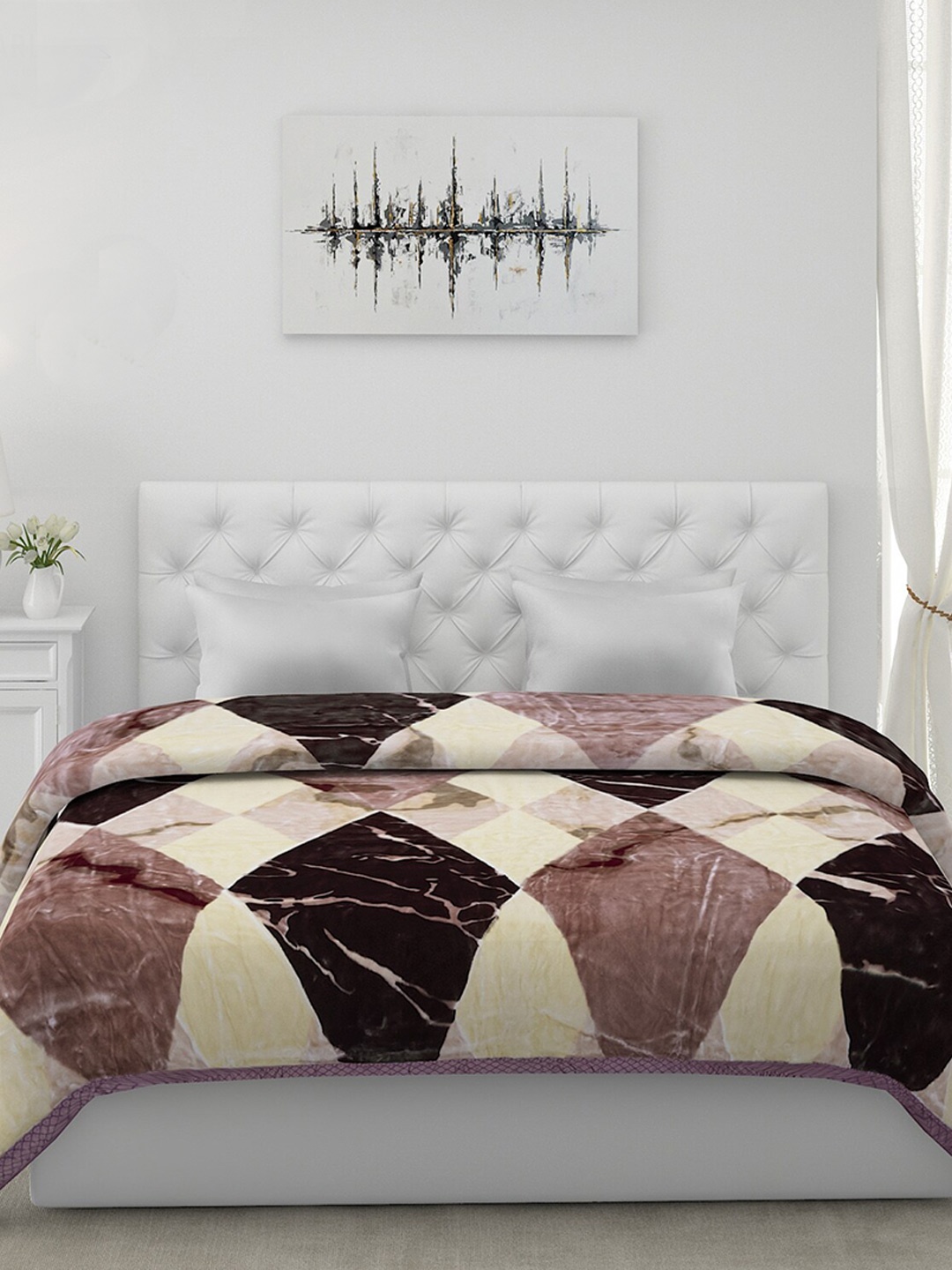 

Monte Carlo Coffee Brown 4500 GSM Heavy Winter Double Bed Blanket