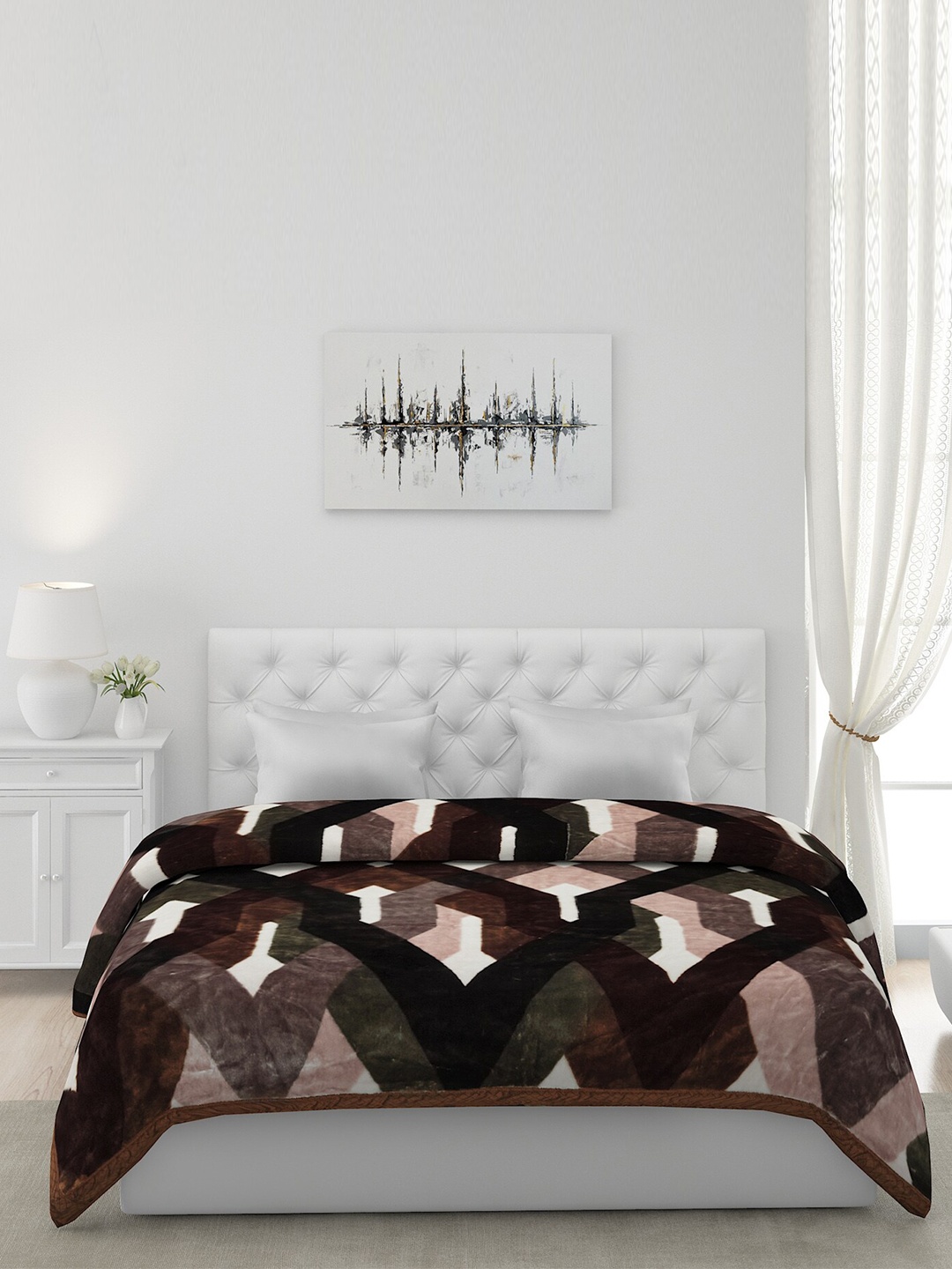 

Monte Carlo Brown Heavy Winter Double Bed Blanket