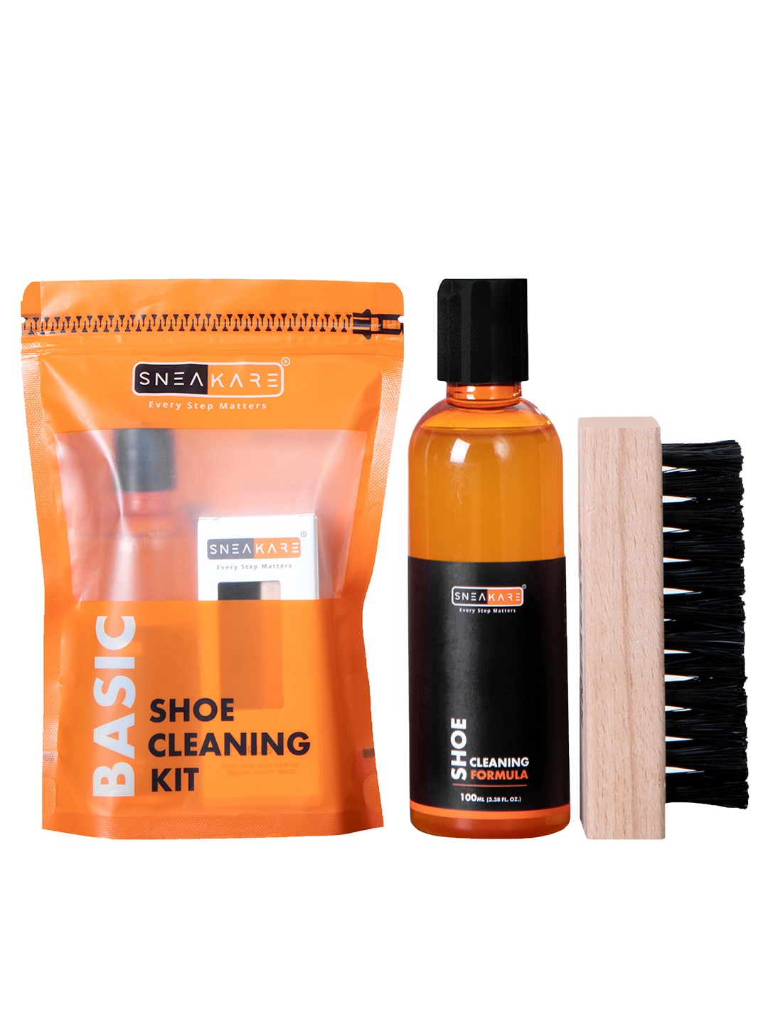 

SNEAKARE Multi Pack Shoe Cleaning Kit, Orange