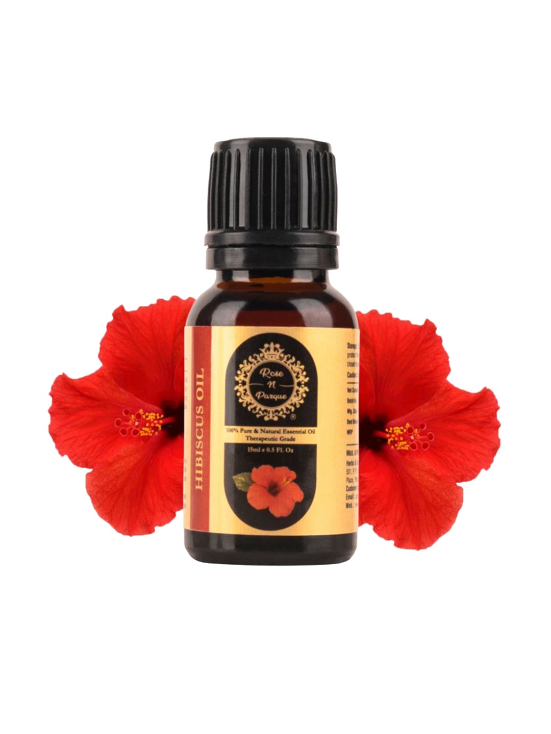 

ROSENPARQUE Pure & Natural Therapeutic Grade Hibiscus Essential Oil - 15ml, Brown