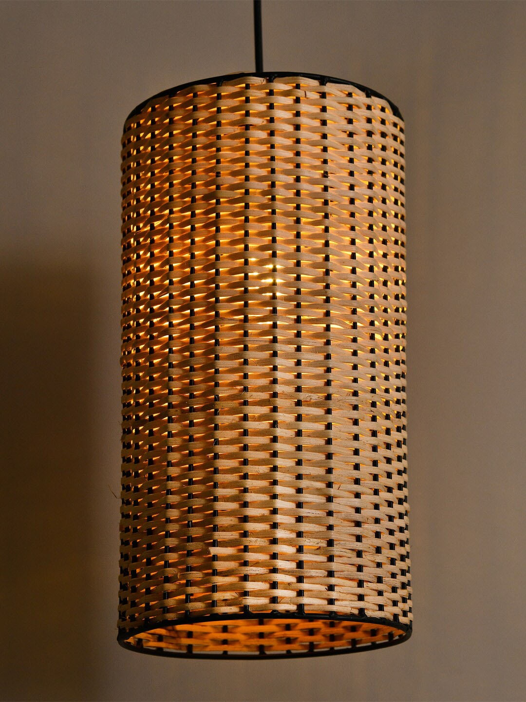 

Decazone Beige Textured Ceiling Lamp