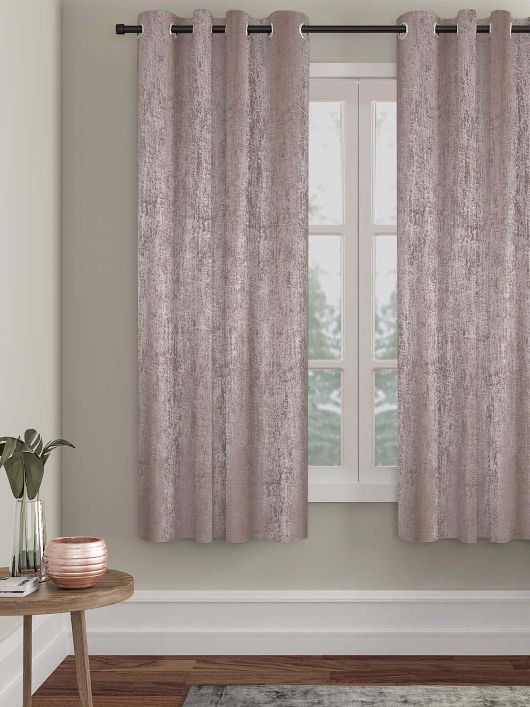 

SOKNACK Brown Black Out Window Curtain