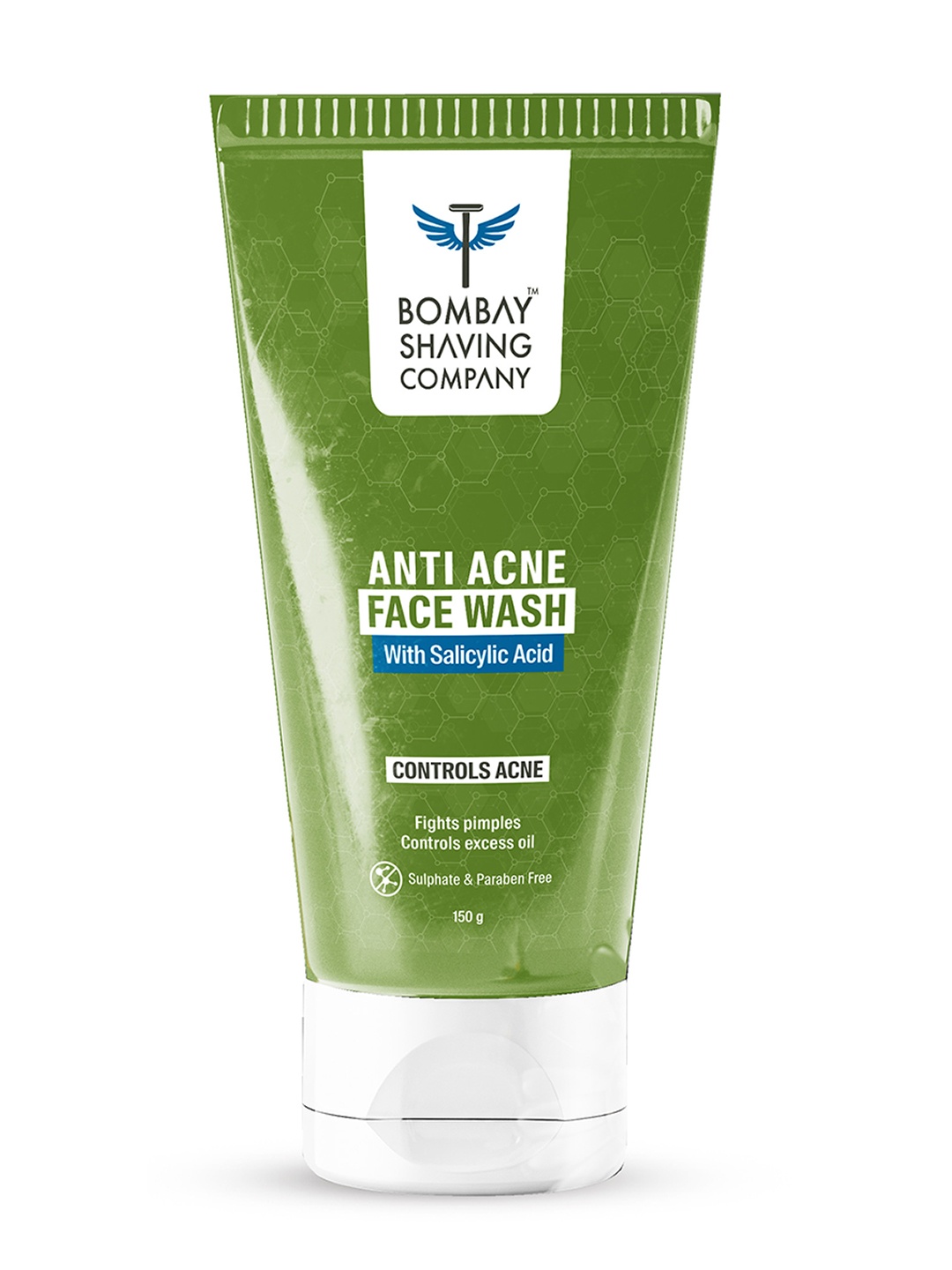 

Bombay Shaving Company Men Anti Acne Face Wash with Salicylic Acid - 150 g, Green