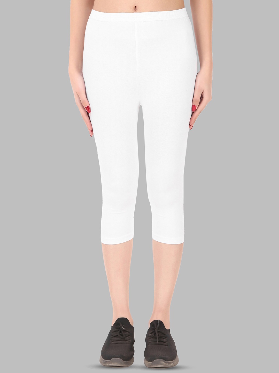 

Fasha Women White Capris