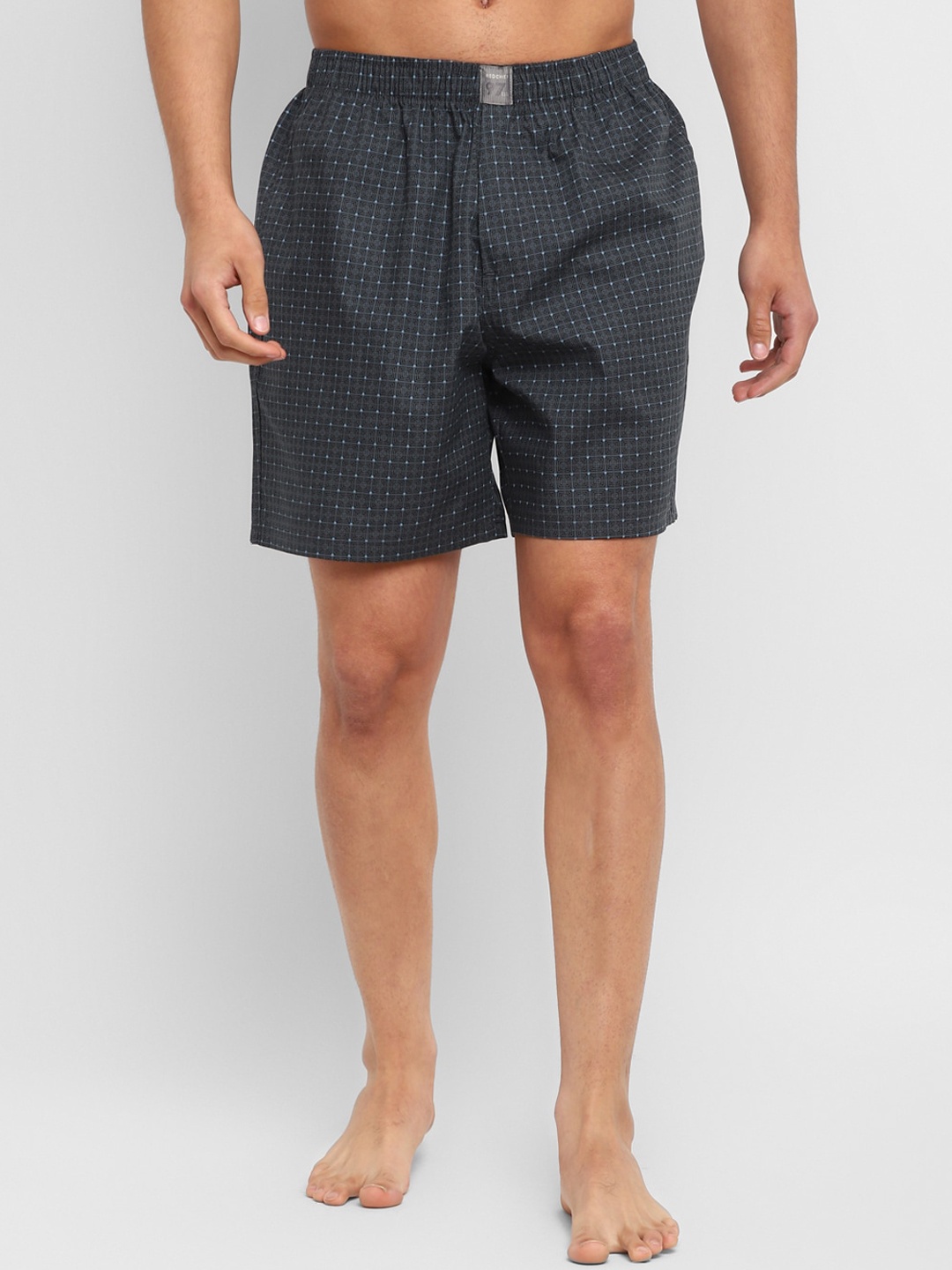 

Red Chief Printed Cotton Boxers B20013 002, Grey