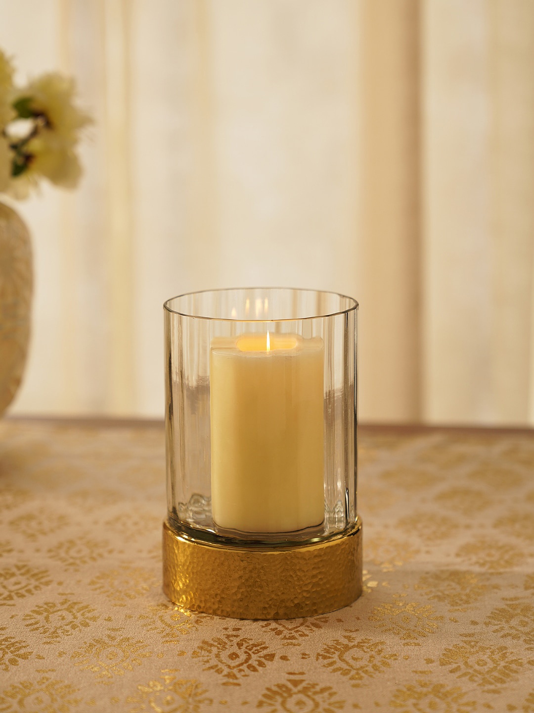 

Pure Home and Living Transparent Textured Luster Votive Holder