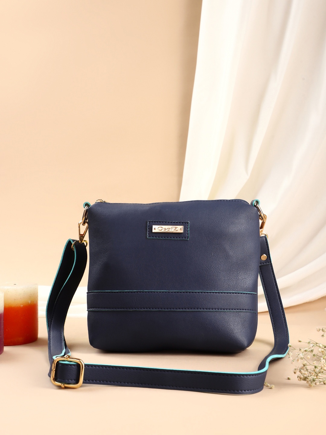 

OsaiZ Structured Sling Bag, Blue