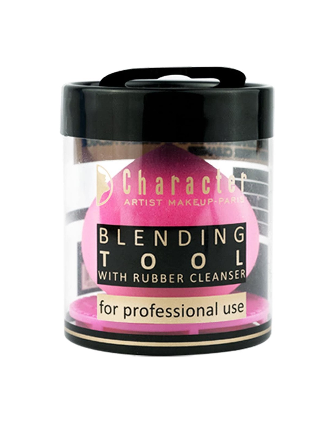 

Character Blending Tool Sponge With Rubber Cleaner - CBT003, Pink