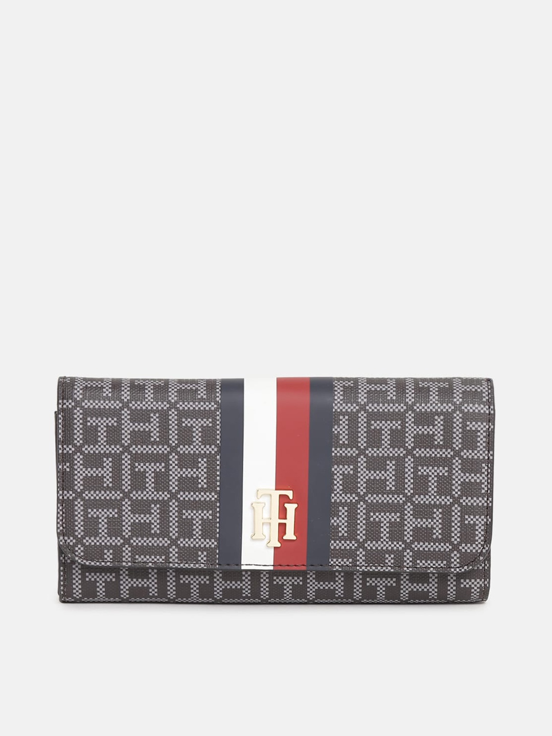 

Tommy Hilfiger Typography Printed Envelope, Grey