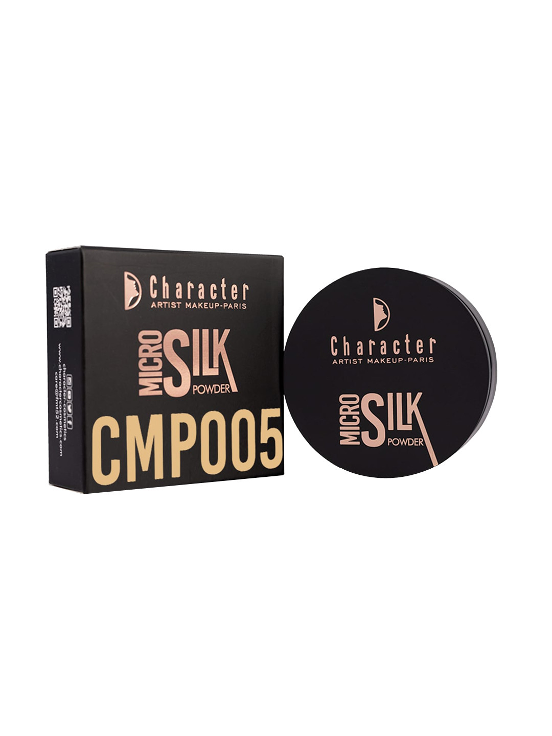 

Character Micro Silk Long Lasting Compact Powder 12g - Exotic Look CMP005, Beige