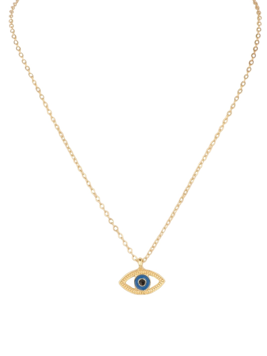 

Krelin Gold-Plated Evil Eye Pendant Chain
